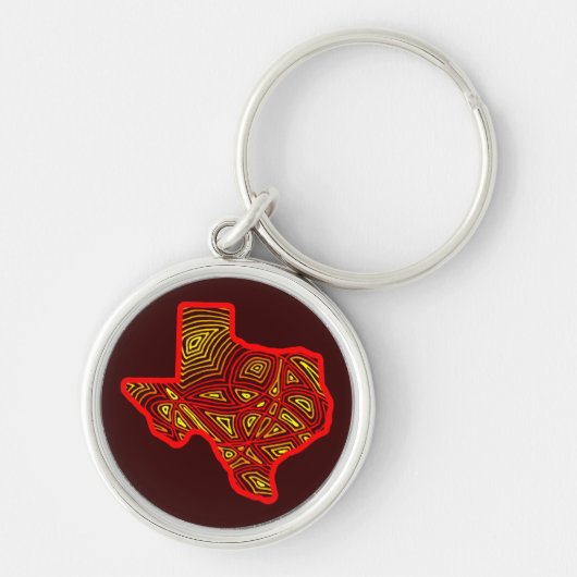 Porte-clés Scribble Texas (Devant)