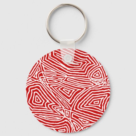 Porte-clés Scribbleempreintes initiales (Verso)