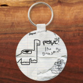 Porte-clés Scribbles (Recto)