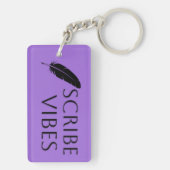 Porte-clés Scribe Vibes Author Writer Poet  (Dos)