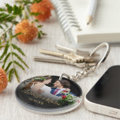 Porte-clés Script élégant photo Mariage favori (Devant droit)