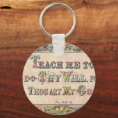 Porte-clés script frais (Recto)