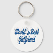 Porte-clés Script mer bleu petite amie (Recto)