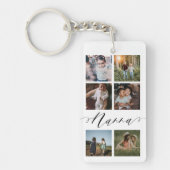 Porte-clés Script Nanna| Grandchildren Photo Grid Collage (Devant)