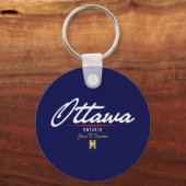 Porte-clés Script Ottawa (Recto)