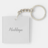 Porte-clés Script personnalisé LSHS (Dos)