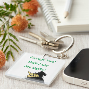 Porte-clés Scrooge Toi ! Mignonne, dessin animé, Noël