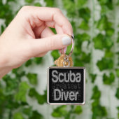Porte-clés Scuba diver (main)