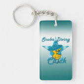 Porte-clés Scuba Diving Chick #7 (Devant)
