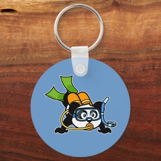 Porte-clés Scuba Panda (Recto)