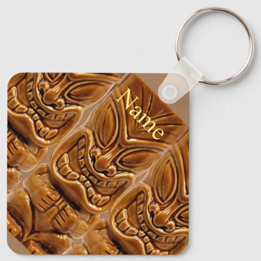 Porte-clés Sculpture Gold Tiki Thunder_Cove (Dos)