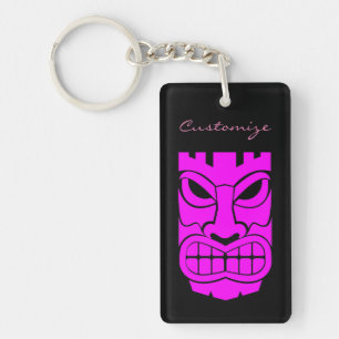 Porte-clés Sculpture Tiki rose Thunder_Cove