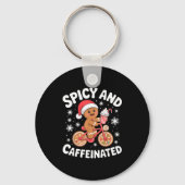 Porte-clés Scy And Caffeinated Gingerbread Funny Coffee Chris (Recto)