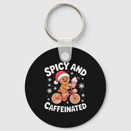 Porte-clés Scy And Caffeinated Gingerbread Funny Coffee Chris (Recto)