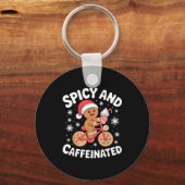 Porte-clés Scy And Caffeinated Gingerbread Funny Coffee Chris (Recto)