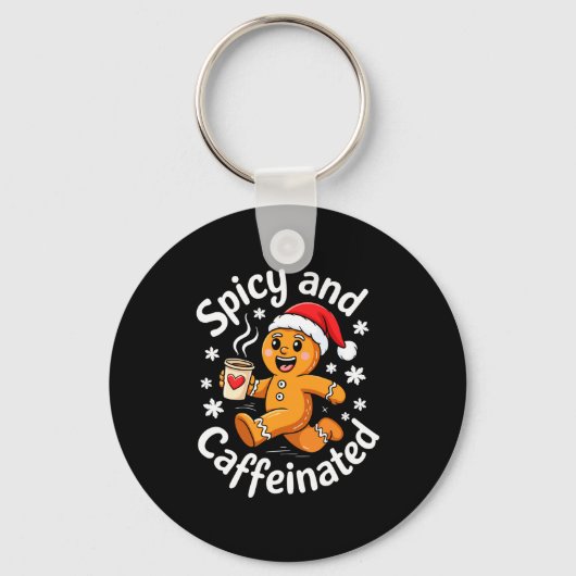Porte-clés Scy And Caffeinated Shirt Men Women Gingerbread Ch (Recto)