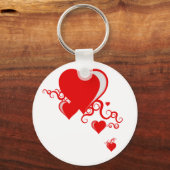 Porte-clés se chamailler les coeurs. (Recto)