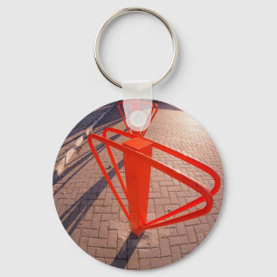 Porte-clés Se garer pour des bicyclettes dans le plan