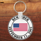 Porte-clés Se souvenir du 11 septembre (Recto)