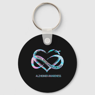 Porte-clés Se Souviendra Pour Vous Alzheimerheimer Sensibilis