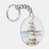 Porte-clés Sea Sand Rocks Serenity Beach Dream (Devant gauche)