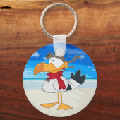 PORTE-CLÉS SEAGULEMENT AVEC GOGGLES PILOTES (Recto)