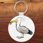 Porte-clés Seagull au naturel (Recto)
