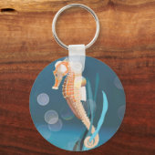Porte-clés Seahorse tethered on Seaweed (Verso)