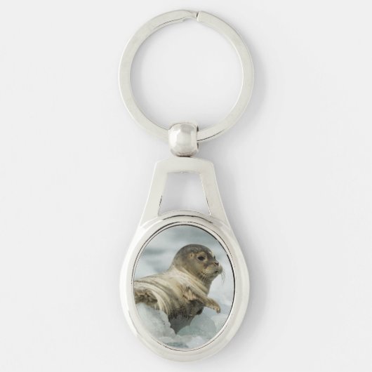 Porte-clés Seal bébé doux (Devant)