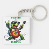 Porte-clés Séance de confiture de tortue à roche (Dos)