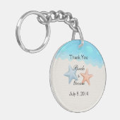 Porte-clés Seashells Beach Merci (Devant gauche)