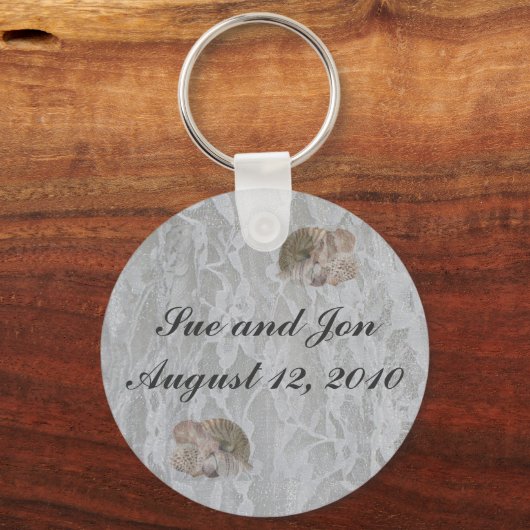 Porte-clés SeaShells & Lace (Recto)