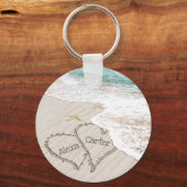 Porte-clés Seashore Starfish and Beach Hearts (Recto)