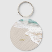 Porte-clés Seashore Starfish and Beach Hearts (Verso)