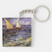 Porte-clés Seasons à Saintes Maries par Vincent van Gogh (Dos)