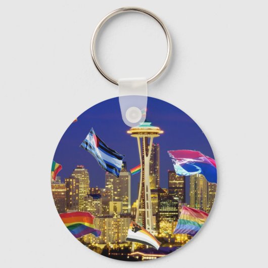 Porte-clés Seattle Pride (Recto)