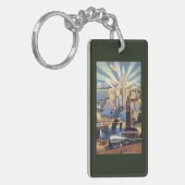 Porte-clés Seattle, Washington - vue du centre ville (Devant gauche)