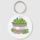 Porte-clés Seau De Pommes Vertes (Recto)