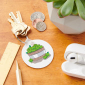 Porte-clés Seau De Pommes Vertes