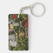Porte-clés Seaux, chaussures et fleurs, Zaanse Schans, (Dos)