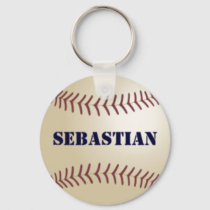 Porte-clés Sebastian Baseball Keychain par 369MyName