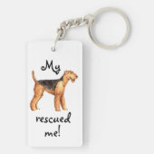 Porte-clés Secourir Airedale (Dos)