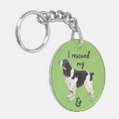 Porte-clés Secourir Anglais Springer Spaniel (Devant gauche)