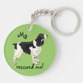 Porte-clés Secourir Anglais Springer Spaniel (Dos)