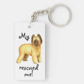 Porte-clés Secourir Briard (Dos)