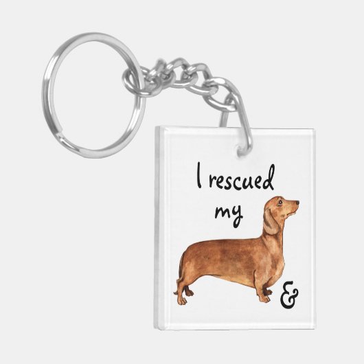 Porte-clés Secourir Dachshund (Devant gauche)