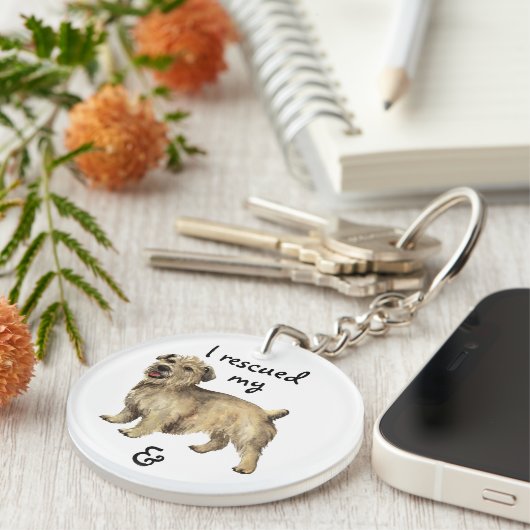 Porte-clés Secourir Glen d'Imaal Terrier (Devant droit)