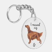 Porte-clés Secourir Irish Setter (Devant gauche)