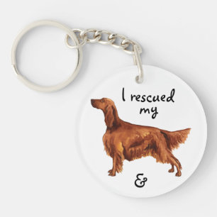 Porte-clés Secourir Irish Setter