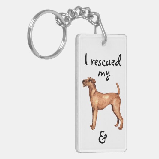 Porte-clés Secourir Irish Terrier (Devant gauche)